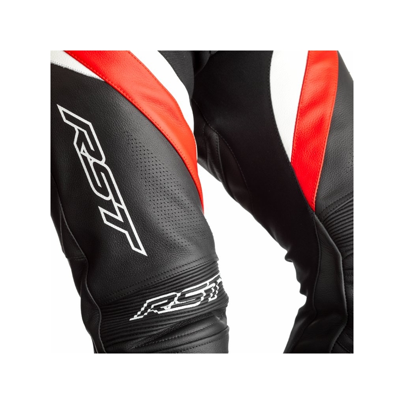 RST Tractech Evo 4 CE Spodnie motocyklowe czarne, białe i czerwone wyprzedaż