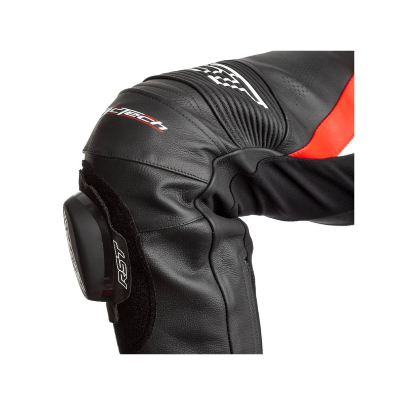 RST Tractech Evo 4 CE Spodnie motocyklowe czarne, białe i czerwone wyprzedaż
