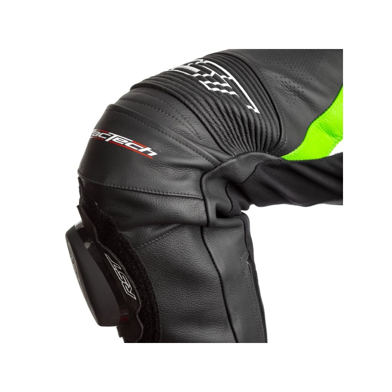 RST Tractech Evo 4 CE spodnie motocyklowe czarno-biało-zielone wyprzedaż