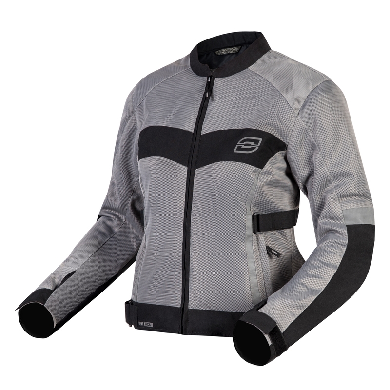 Damska kurtka motocyklowa Ozone Dart Silver and Black
