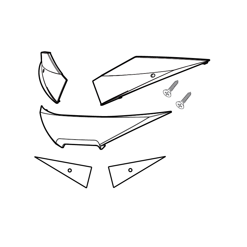 Reflectors SHAD for SH39 white