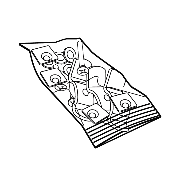 Screws SHAD for SH37 (top case plate)