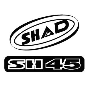 Stickers SHAD D1B45ETR red for SH45