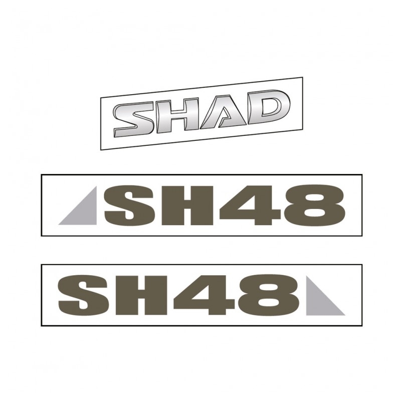 Stickers SHAD for SH48 dark grey