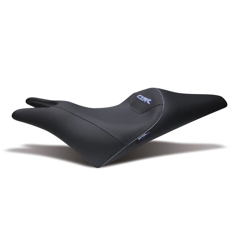 Comfort seat SHAD black, blue seams