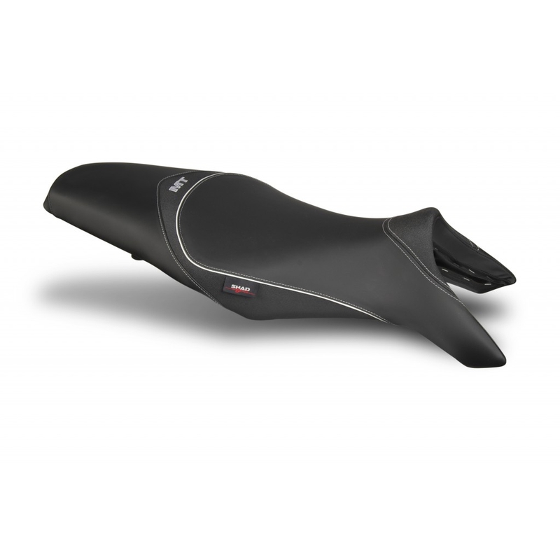 Comfort seat SHAD black/grey, grey seams