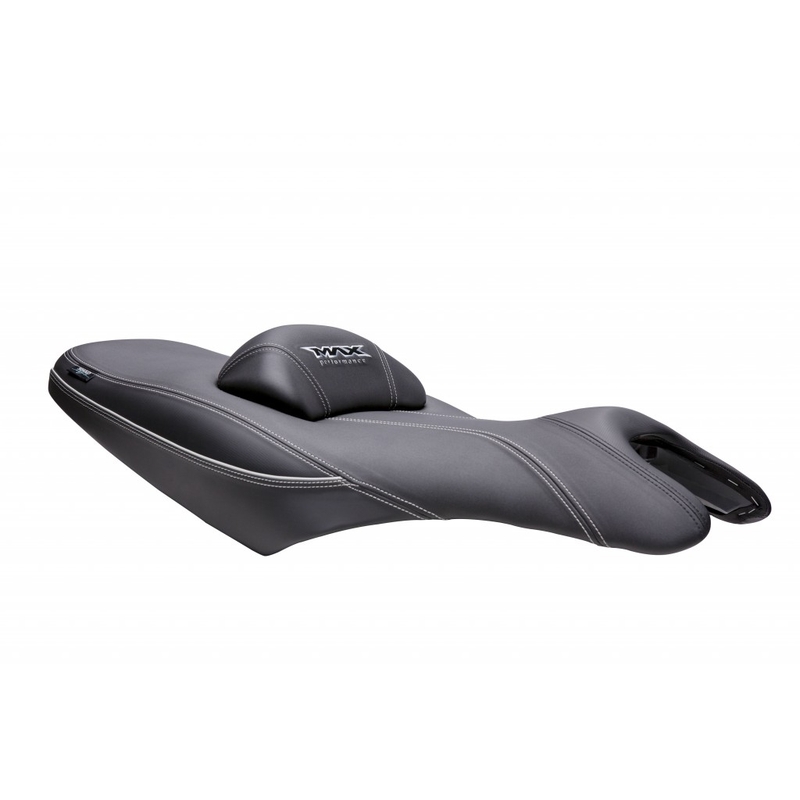 Comfort seat SHAD black, white seams