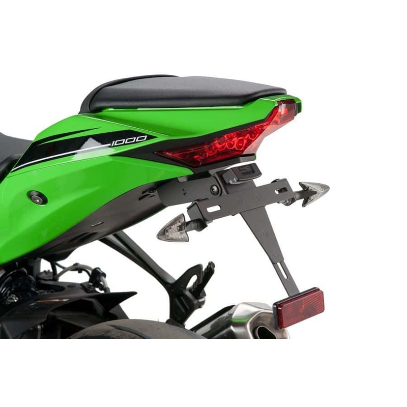Adjustable license support PUIG black