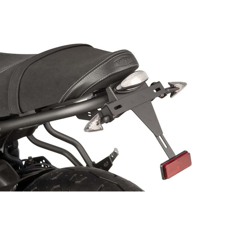 Adjustable license support PUIG black