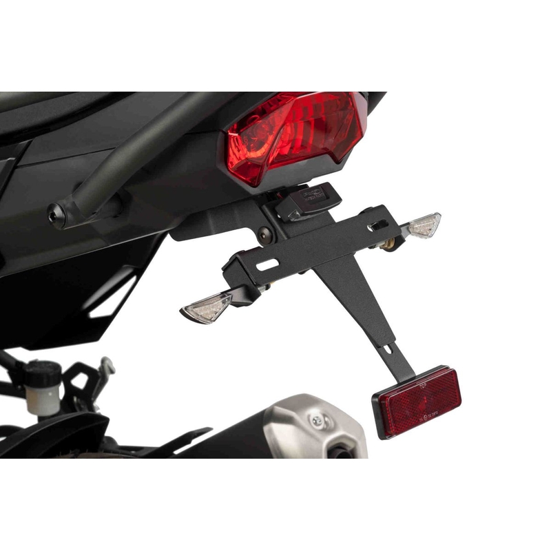 Adjustable license support PUIG black