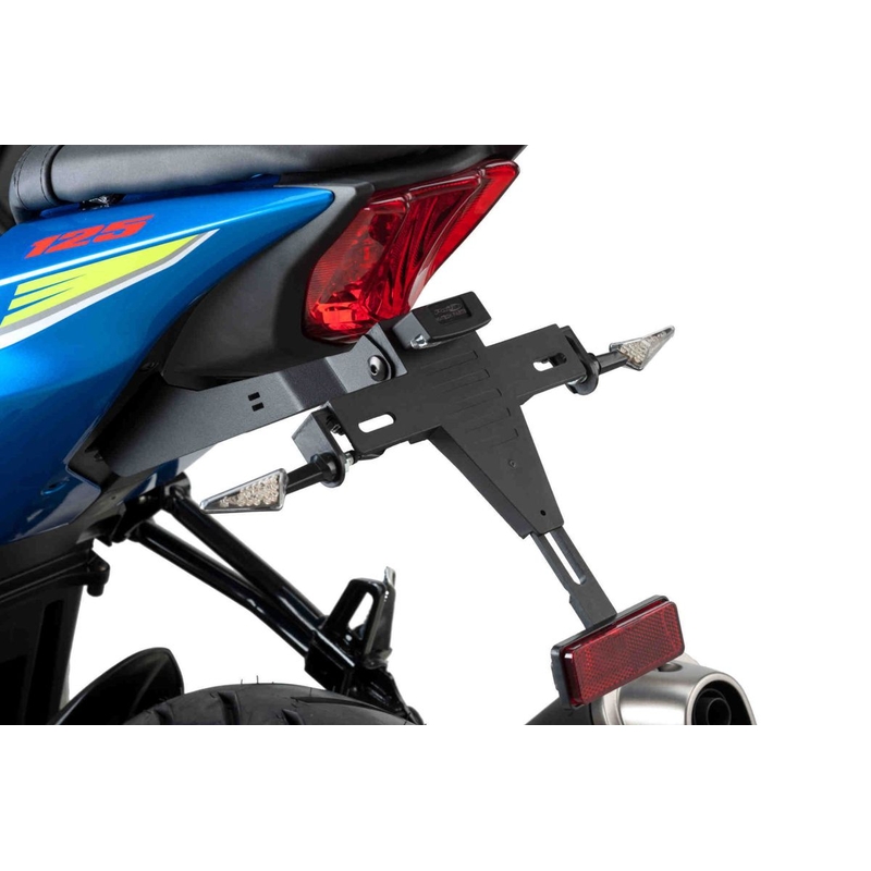 Adjustable license support PUIG black