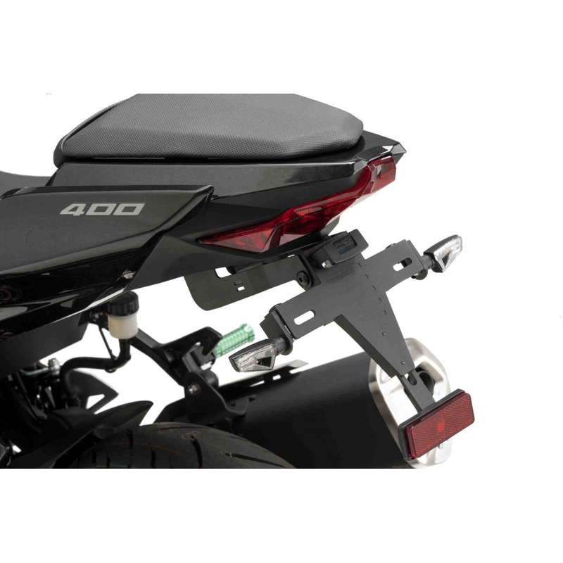 Adjustable license support PUIG black