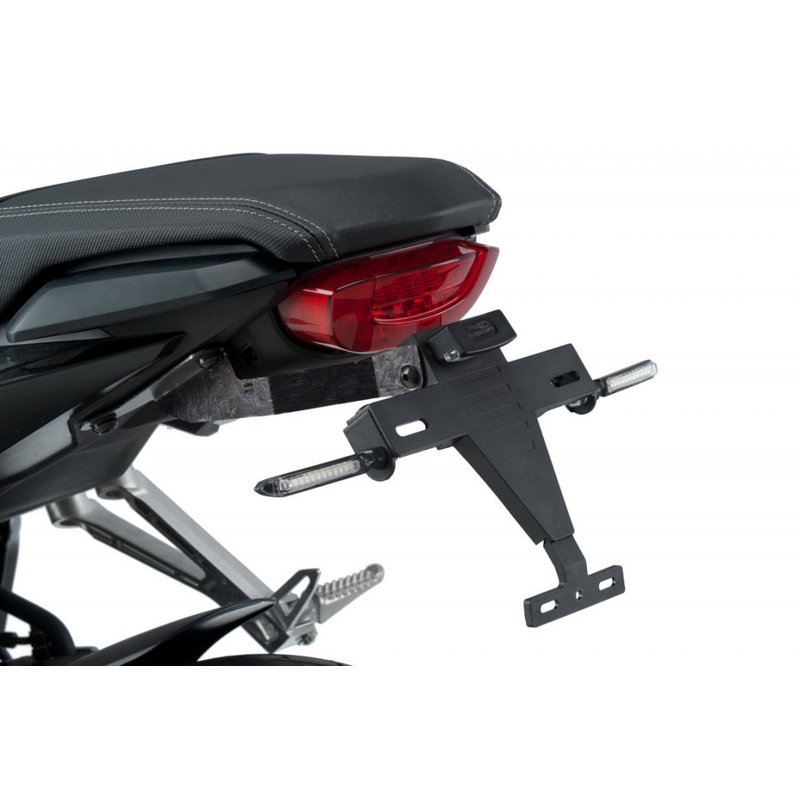 Adjustable license support PUIG black