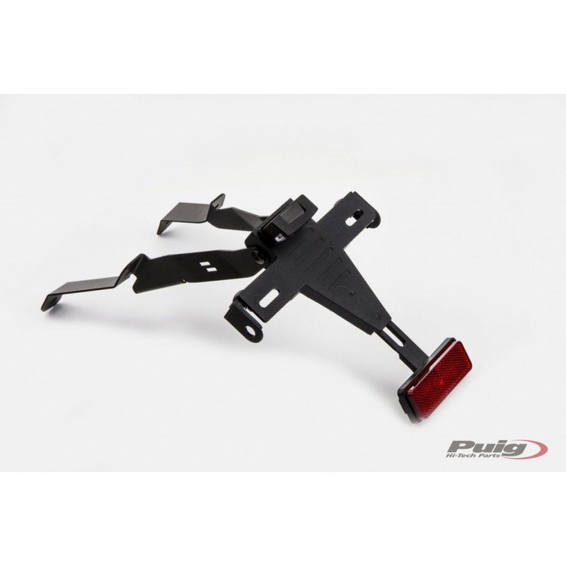 Adjustable license support PUIG black