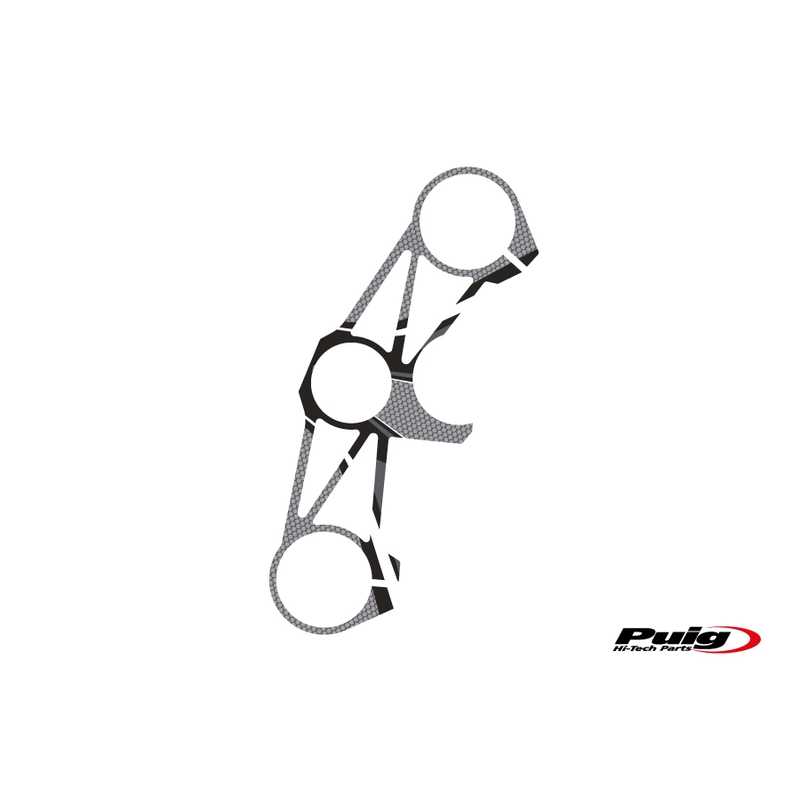 Yoke protector PUIG RADIKAL grey for KAWASAKI ZX-6R 636 Ninja (2013<) 2013-2023