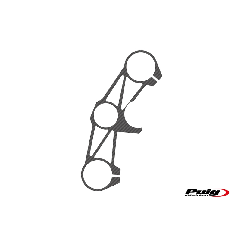 Yoke protector PUIG X-TREME carbon look for KAWASAKI ZX-6R 636 Ninja (2013<) 2013-2023