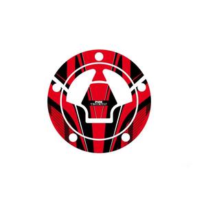 Fuel cap cover PUIG RADIKAL 6312R red