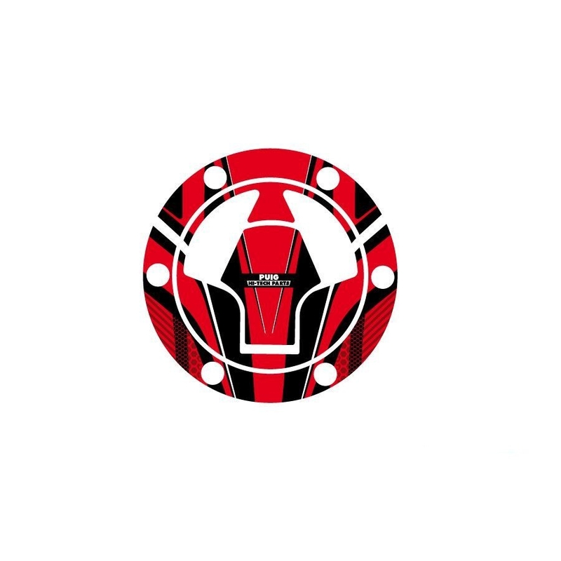 Fuel cap cover PUIG RADIKAL red for KAWASAKI Ninja 250 R 2008-2012, KAWASAKI EX Ninja 300 2013-2018