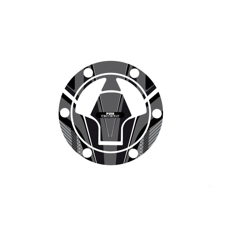 Fuel cap cover PUIG RADIKAL grey for KAWASAKI Ninja 250 R 2008-2012, KAWASAKI EX Ninja 300 2013-2018