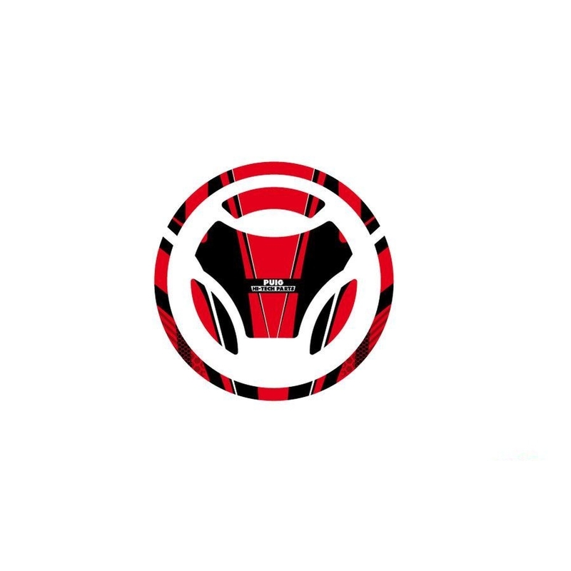 Fuel cap cover PUIG RADIKAL red