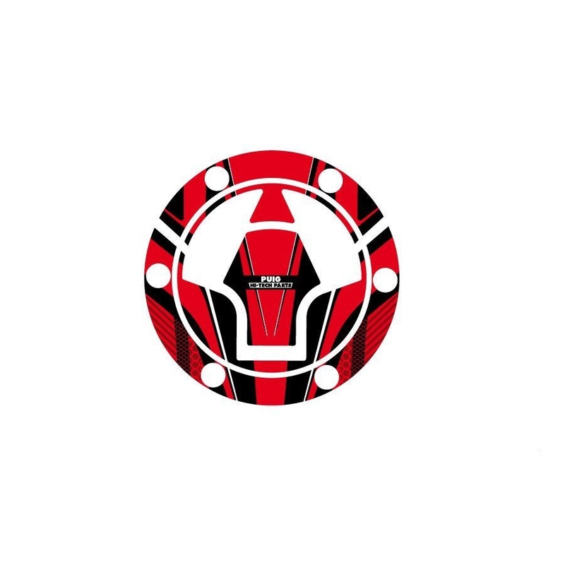 Fuel cap cover PUIG RADIKAL red for KAWASAKI Z 300 2015-2017, KAWASAKI Ninja 250 SL 2015-2017
