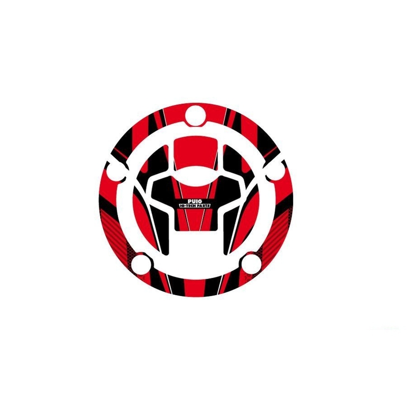 Fuel cap cover PUIG RADIKAL red for SUZUKI DL 1000 V-STROM 2017-2018, SUZUKI GSX-R 1000 2017-2022