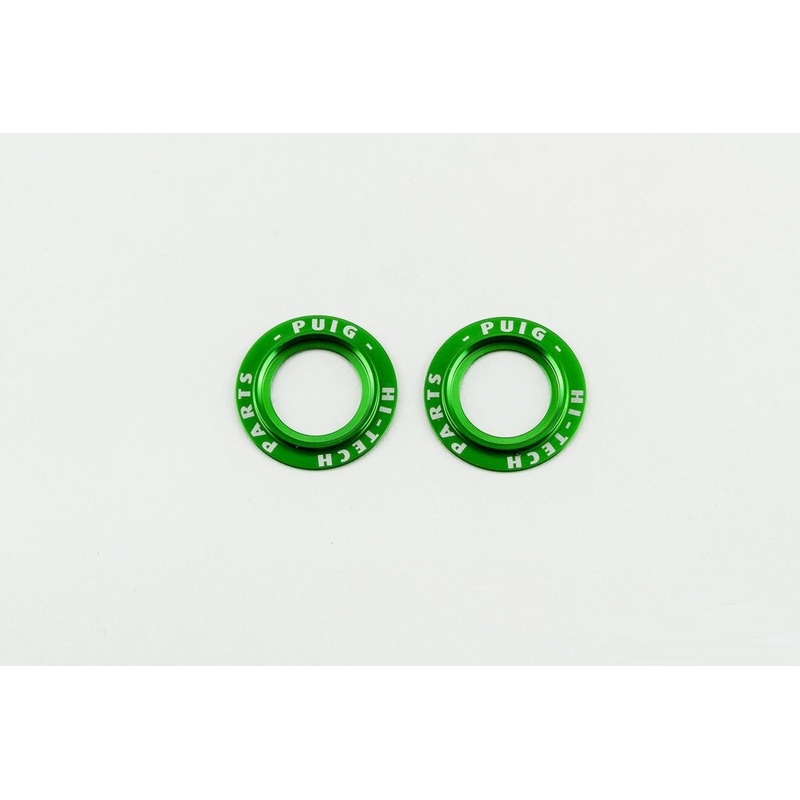 Rings for axle sliders PUIG PHB19 green