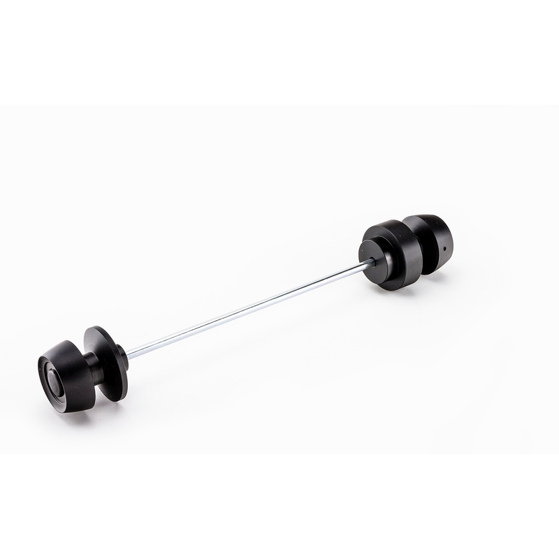 Axle sliders PUIG PHB19 black without color caps, rear