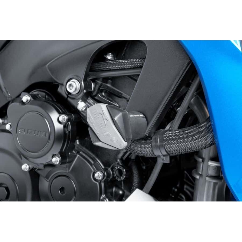 Spare rubber end protector PUIG R12 grey
