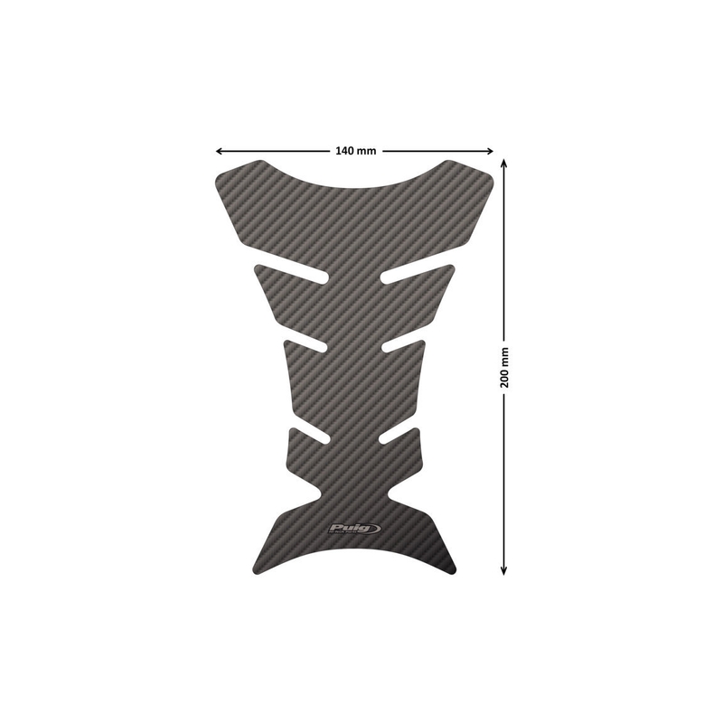 Tank pad PUIG PERFORMANCE carbon look