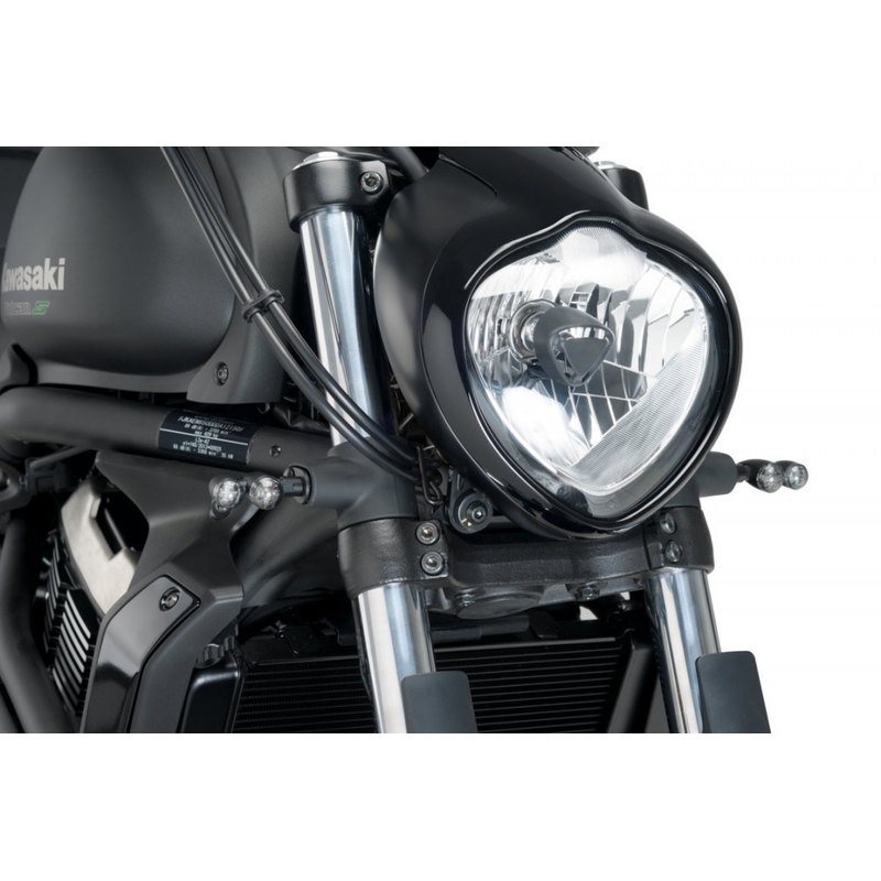 Supports for PUIG turn signal PUIG black front