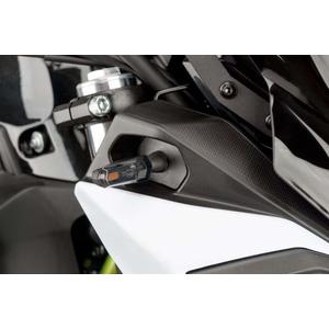 Turn signals PUIG STICK 9317N black front, homologated
