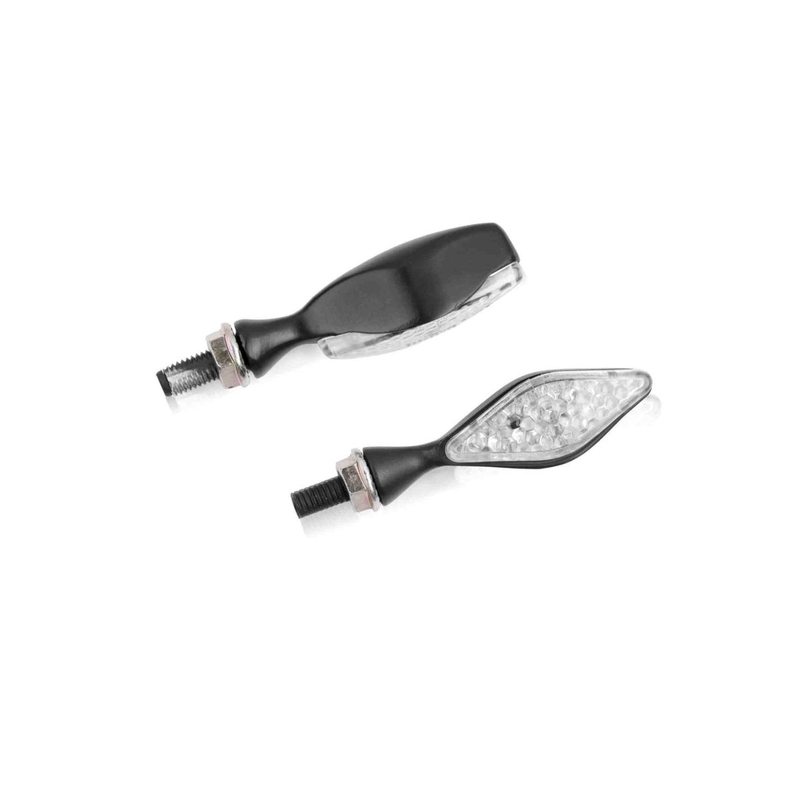 Turn signals PUIG SPARKLY black homologated