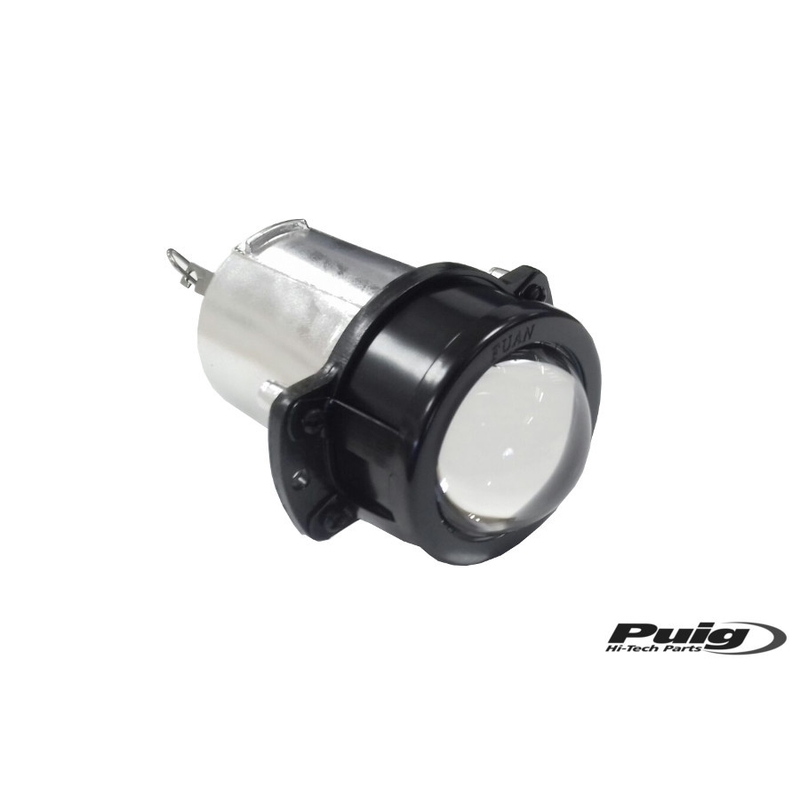 Light + bulb PUIG black homologated