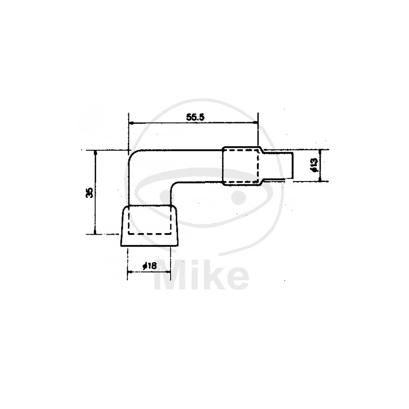Spark plug cap NGK