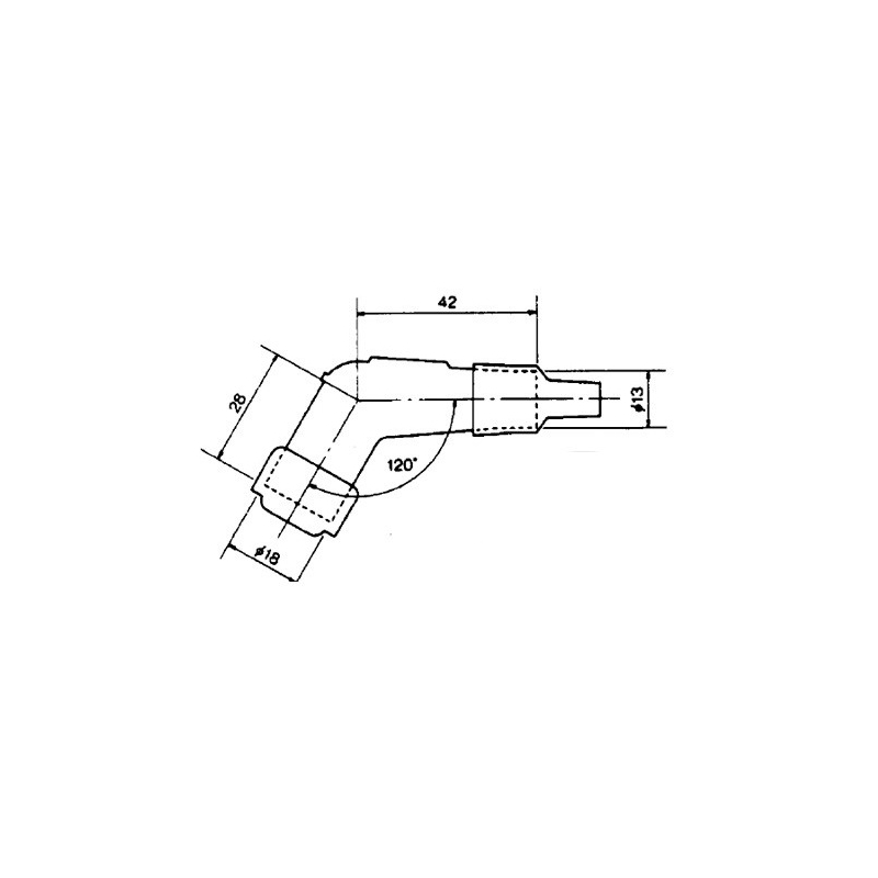 Spark plug cap NGK Red