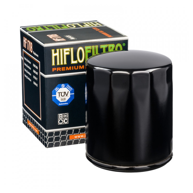 Oil filter HIFLOFILTRO Black