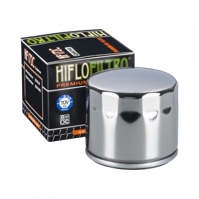 Oil filter HIFLOFILTRO Chrome