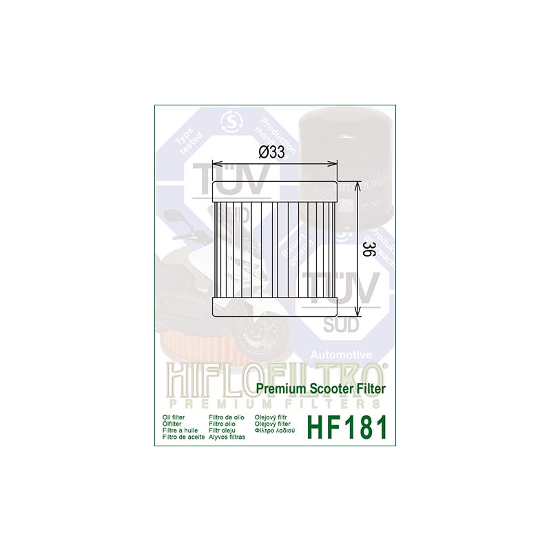 Oil filter HIFLOFILTRO