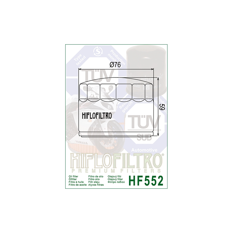 Oil filter HIFLOFILTRO