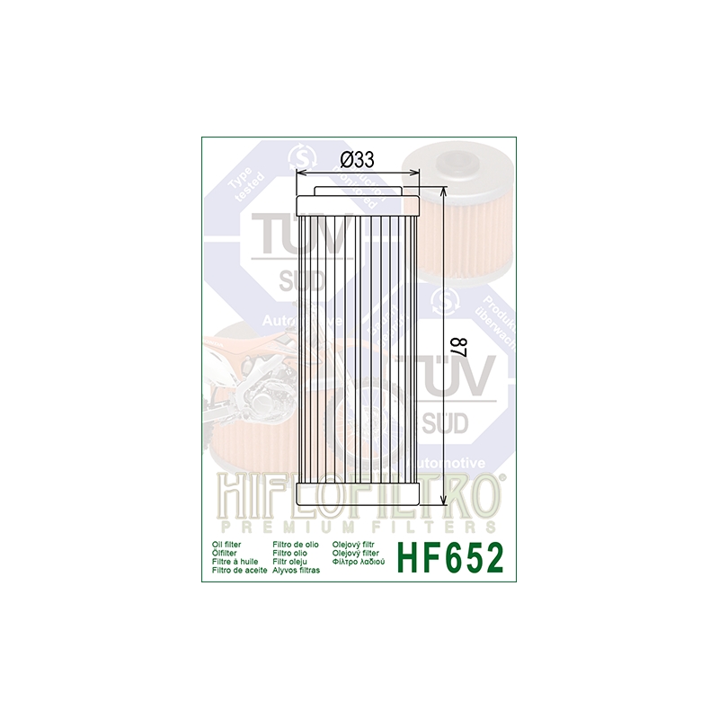 Oil filter HIFLOFILTRO