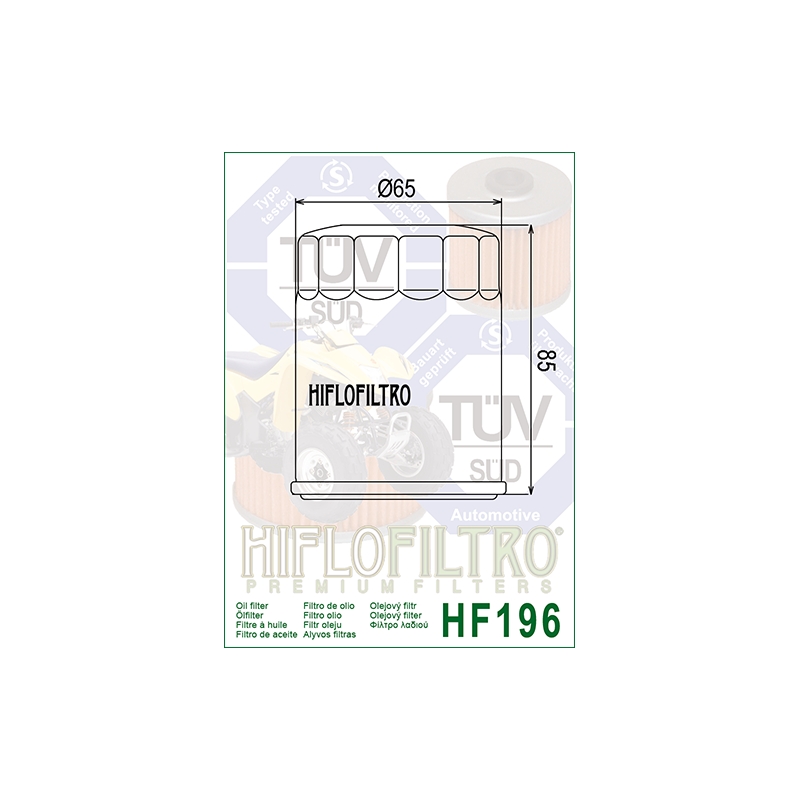 Oil filter HIFLOFILTRO