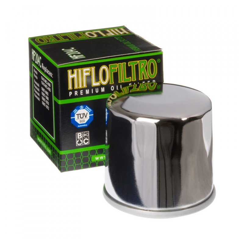 Oil filter HIFLOFILTRO Chrome