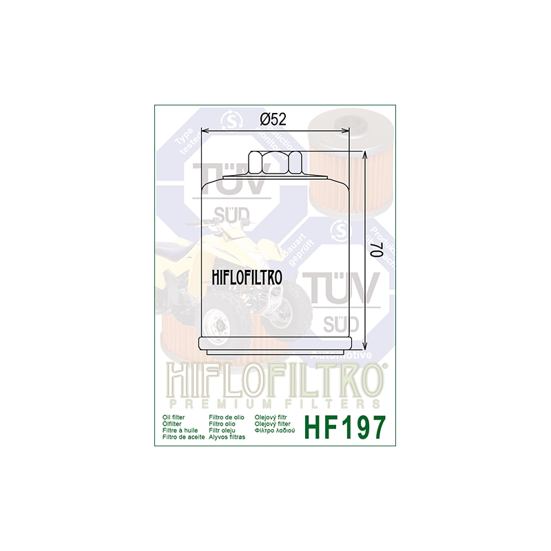 Oil filter HIFLOFILTRO