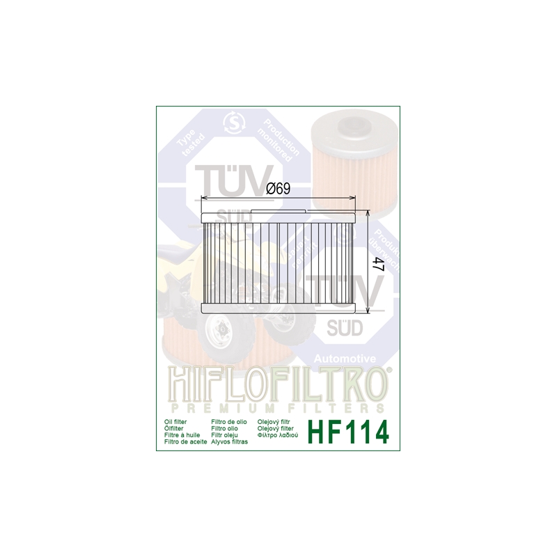 Oil filter HIFLOFILTRO