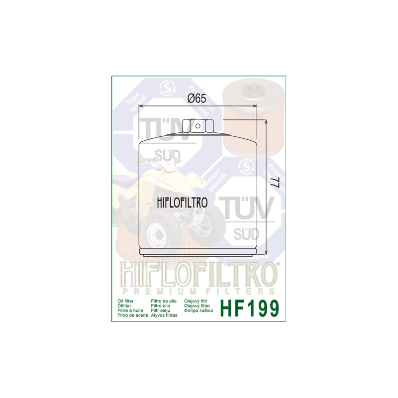 Oil filter HIFLOFILTRO