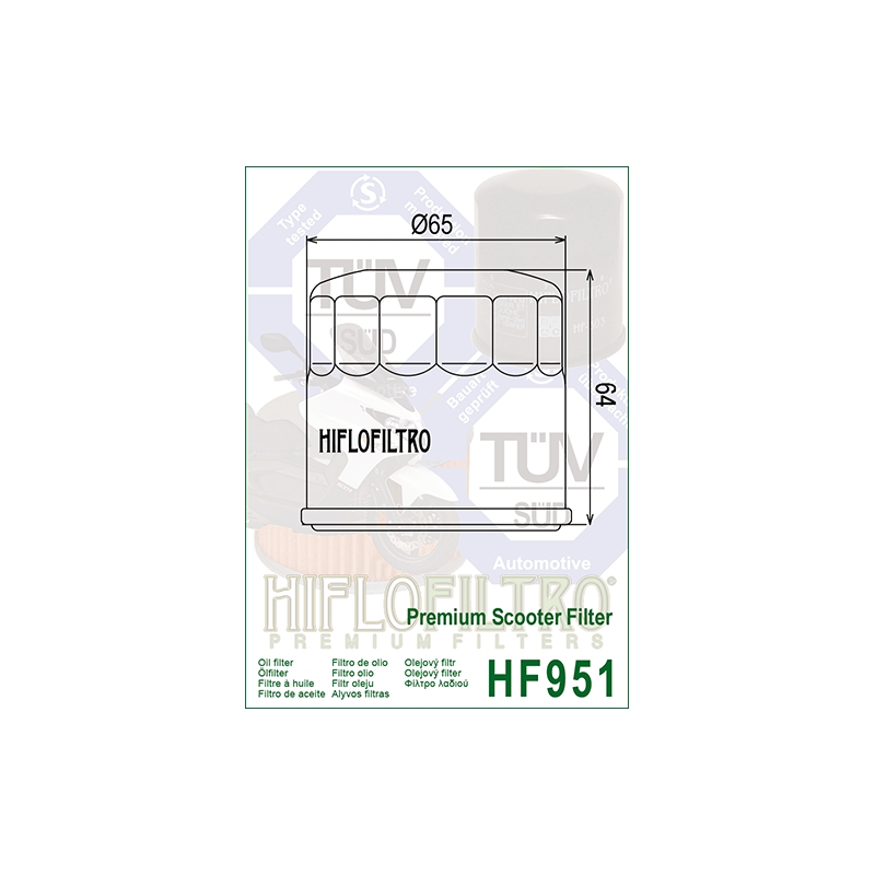 Oil filter HIFLOFILTRO