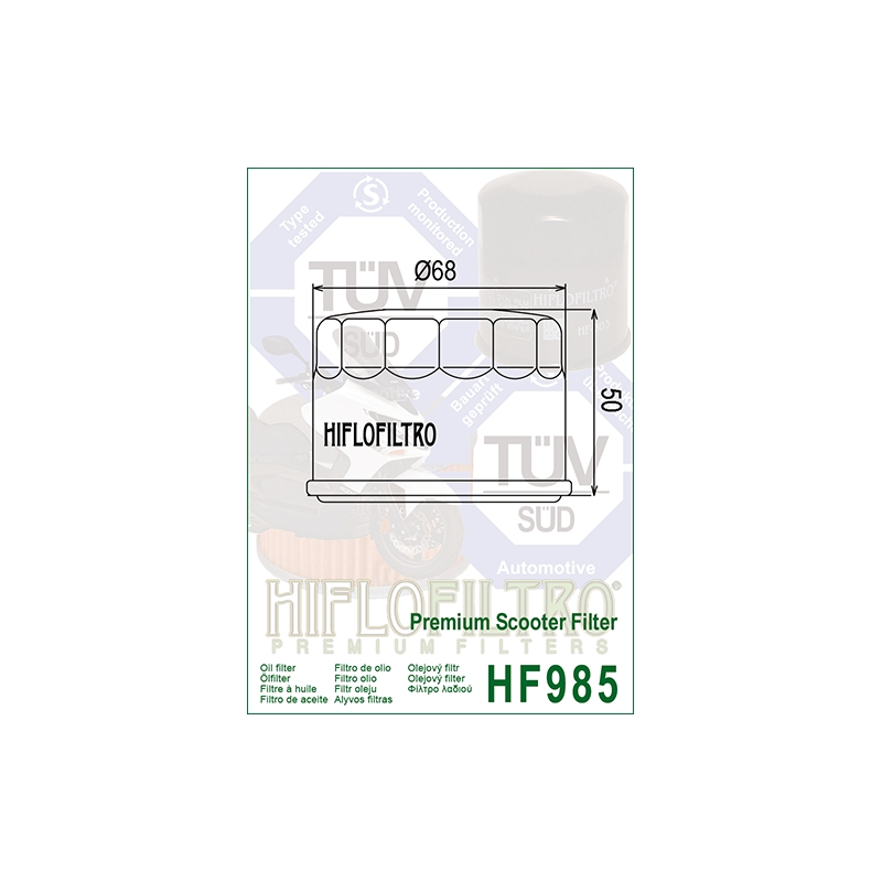 Oil filter HIFLOFILTRO