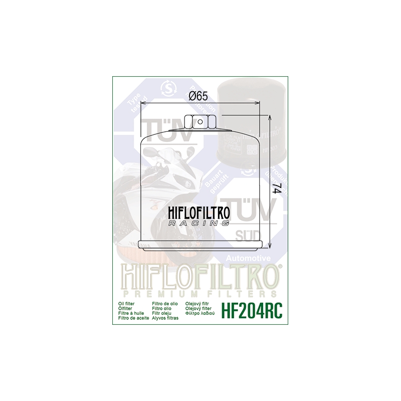 Oil filter HIFLOFILTRO Racing