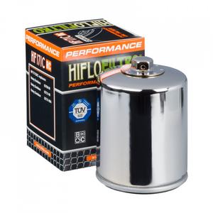 Oil filter HIFLOFILTRO HF170CRC Racing Chrome